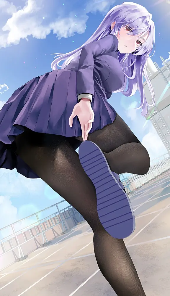 Eiai Nano Wallpaper: Cool School Look by finfia - 100 Girlfriends Anime #811