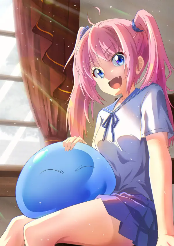 Milim Nava & Rimuru Tensei Slime Wallpaper by Honba Misaki #847