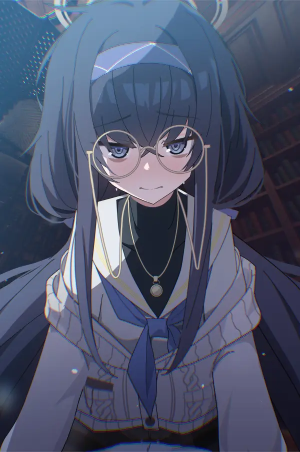 Kozeki Ui Blue Archive Wallpaper by xaiqi: Library Ecchi POV #875