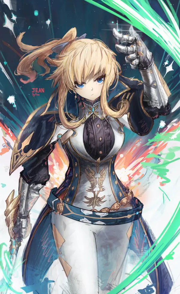 Jean Gunnhildr Genshin Impact Wallpaper - Fanart by franlol! #879