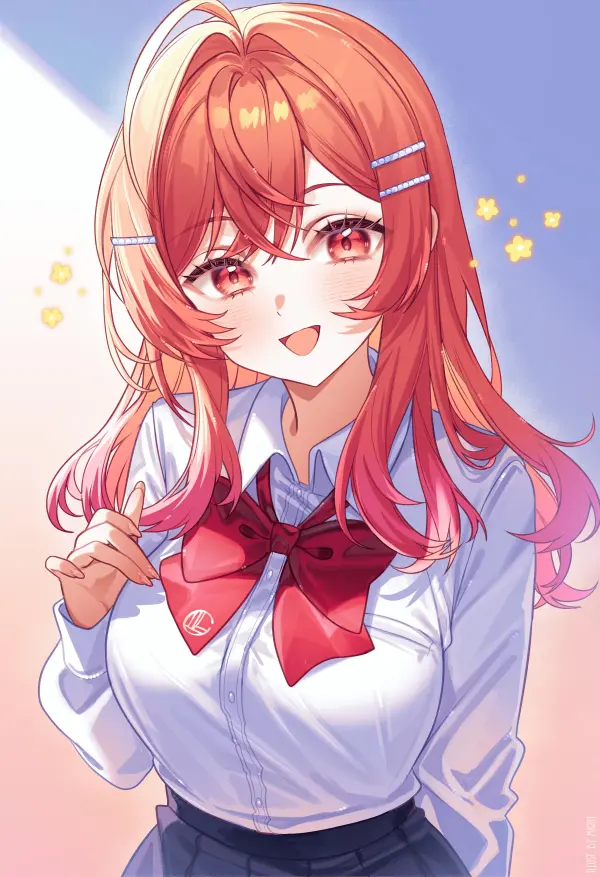 Ichijou Ririka Wallpaper: Hololive's Cutest Student by mirin #886