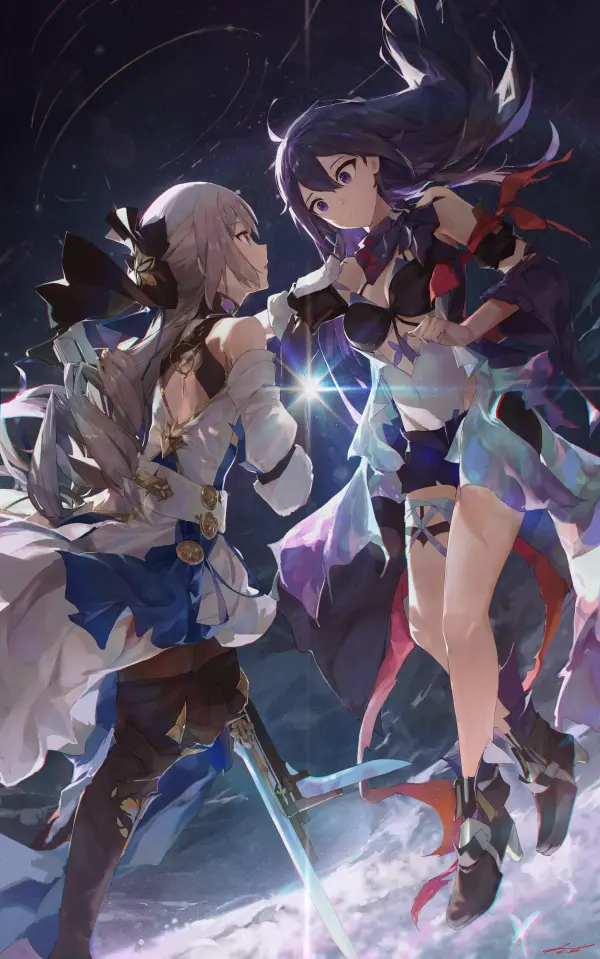 Bronya & Seele Honkai: Star Rail Wallpaper - Art by jushoro #890