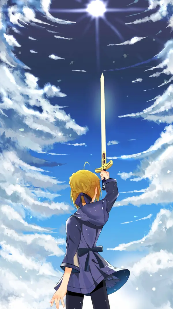 Saber's Skyward Sword Fate Series Wallpaper by qi mystic #891