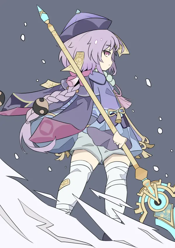 Qiqi Genshin Impact Wallpaper Fanart by xianyu fanshen qian #892
