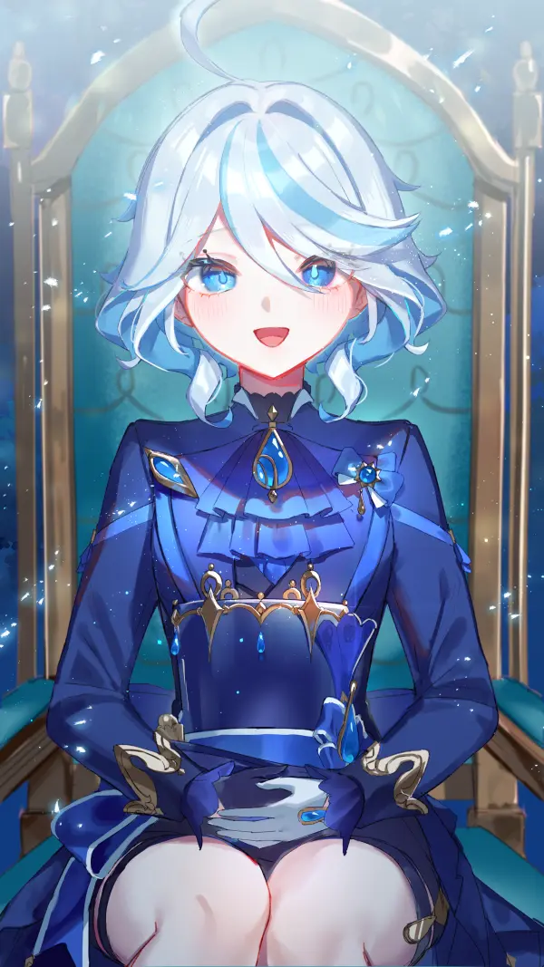 Furina Hydro Archon Wallpaper - Genshin Impact (art by harushio) #929