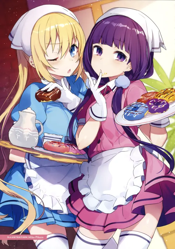 Blend S Maika & Kaho - Sweet Maid Treats Fanart by Mika Pikazo #932