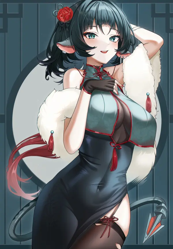Jane Doe in Stunning China Dress - Zenless Zone Zero Wallpaper by wol927 #937