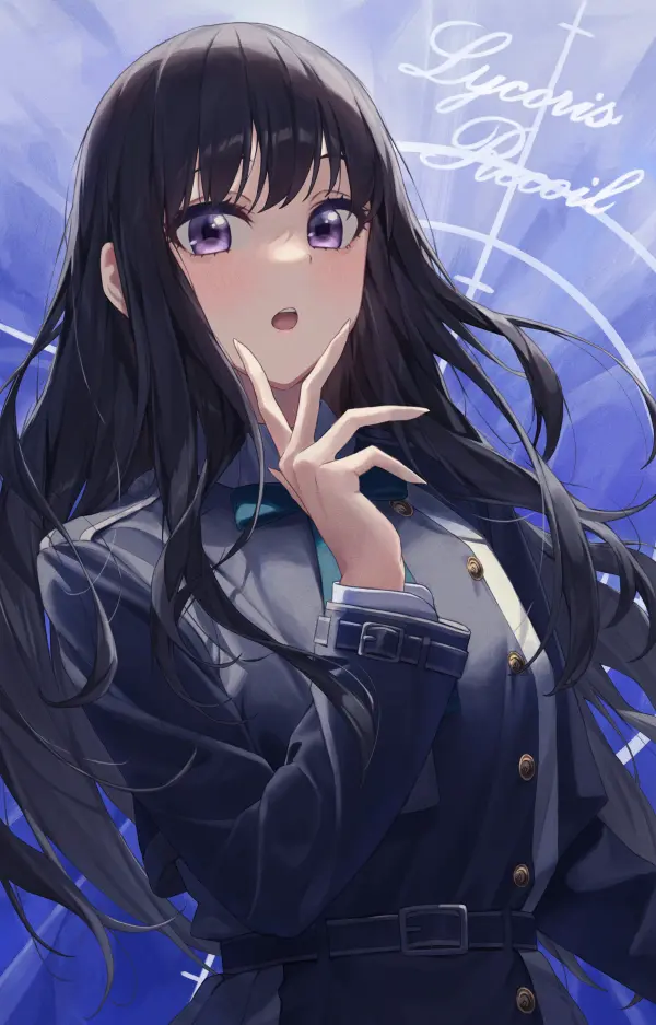 Takina Inoue Lycoris Recoil Wallpaper by banana oekaki Fanart #953