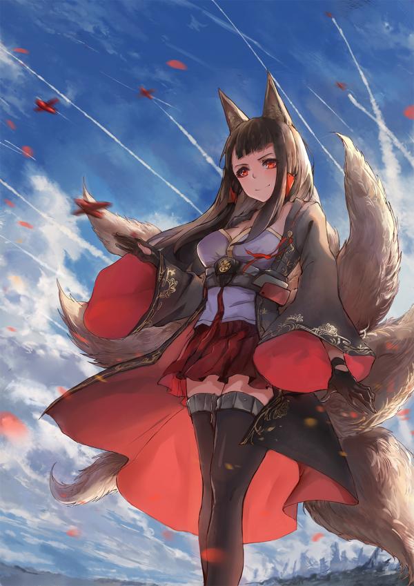 Akagi Azur Lane's Crimson Fox by sishenfan #969