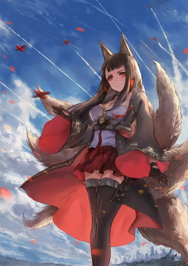 Akagi Azur Lane's Crimson Fox by sishenfan #969