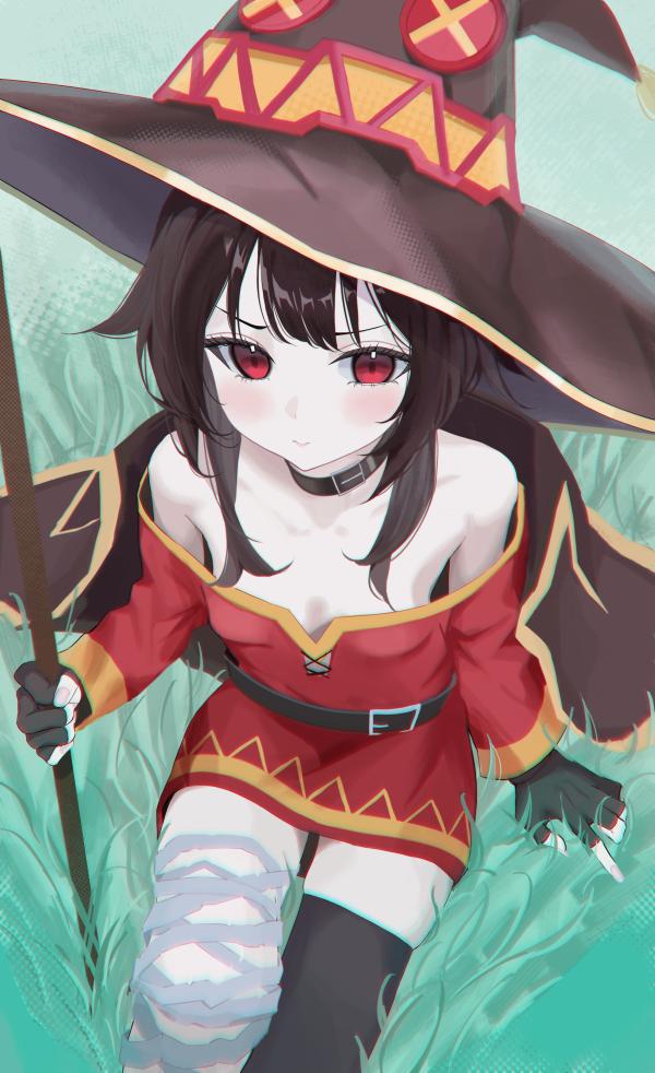 Megumin Wallpaper: Adorable Fanart by oekaki siro (KonoSuba) #972