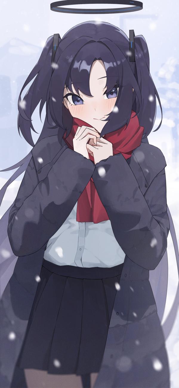 Yuuka Hayase Wallpaper - Winter Edition (Blue Archive) by aozora_1051 #980