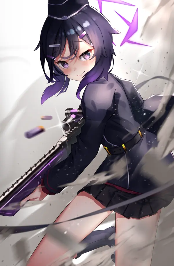 Igusa Haruka Wallpaper: Blue Archive's Sniper by e buki Fanart #986