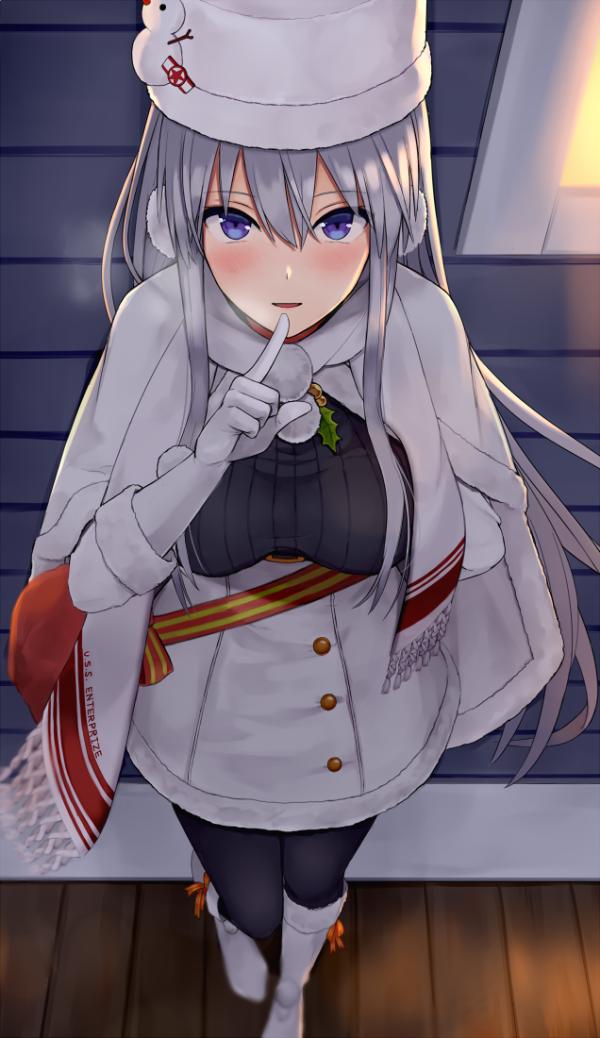 Winter Whisper Enterprise Azur Lane Fanart by kinokorec #1017