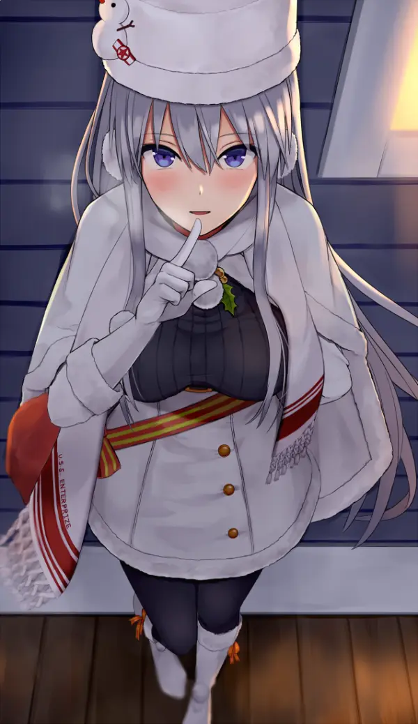 Winter Whisper Enterprise Azur Lane Fanart by kinokorec #1017