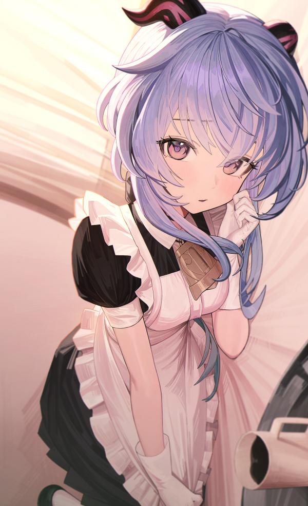 Ganyu: Maid for You - Genshin Impact Fanart by klakmon! #1030