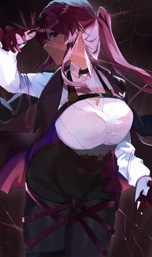 Kafka Honkai Star Rail Seductive Gloves by harutoman Wallpaper #1055