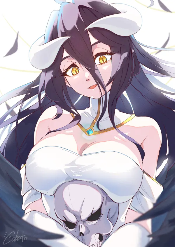 Albedo Overlord Wallpaper: Sexy Devil by Cobato Fanart #1063