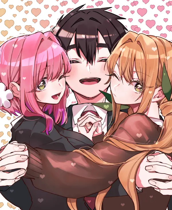 Hakari, Karane, Rentarou 100 Girlfriends Wallpaper - Nozawa Yukiko Fanart #1071