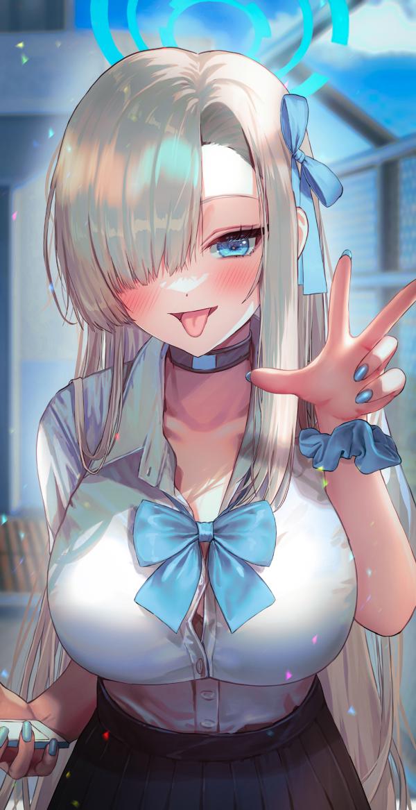 Blue Archive Ichinose Asuna Cool School Girl Fanart Wallpaper by hanato #1082