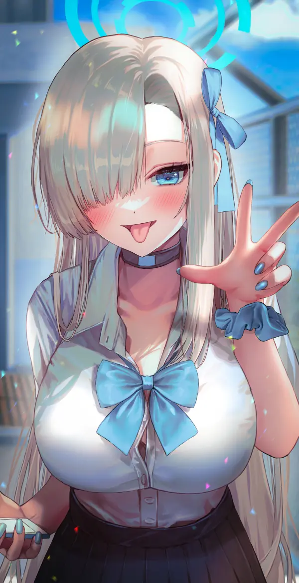 Blue Archive Ichinose Asuna Cool School Girl Fanart Wallpaper by hanato #1082