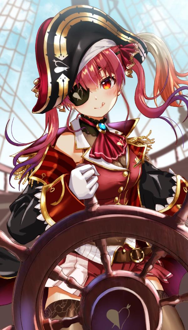 Stunning Pirate Captain Houshou Marine Hololive Wallpaper by lingmu #1083