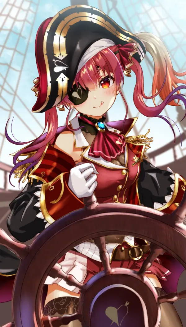 Stunning Pirate Captain Houshou Marine Hololive Wallpaper by lingmu #1083