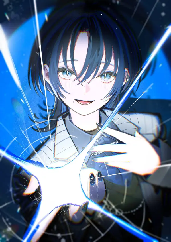Electric Hiodoshi Ao Hololive HD Wallpaper by shinonome nemu #1121