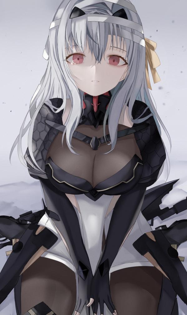 Modernia's Somber Beauty NIKKE 4K Wallpaper by ruriyuri #1125