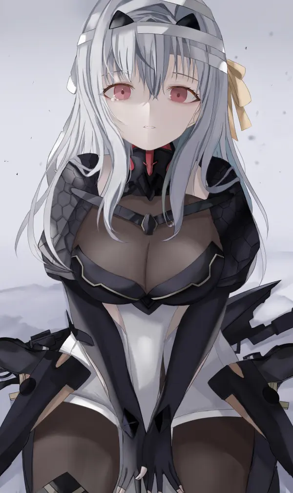Modernia's Somber Beauty NIKKE 4K Wallpaper by ruriyuri #1125