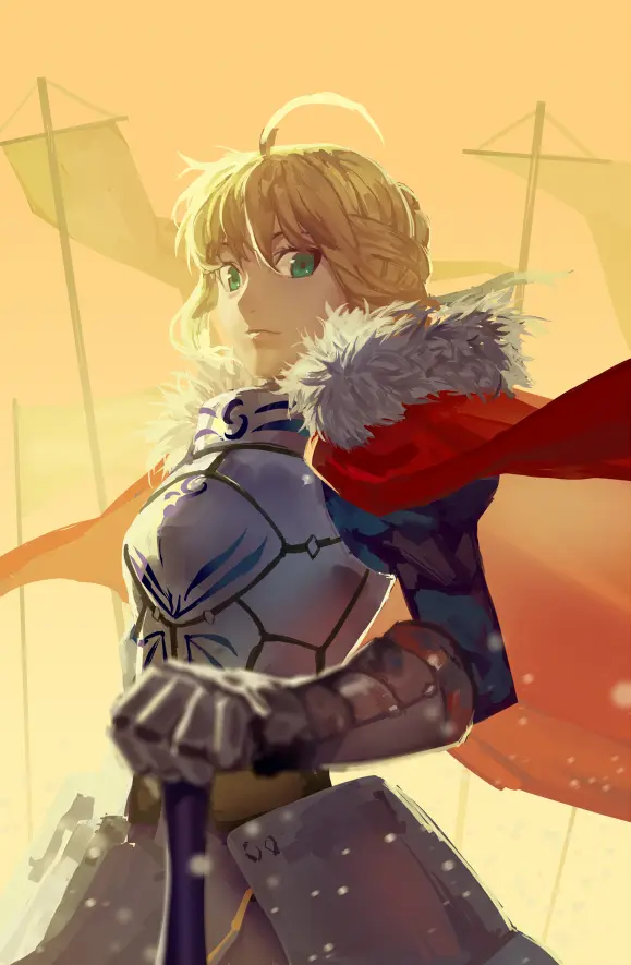 Saber's Dawn Artoria Pendragon Fate Fanart by club3 #1127