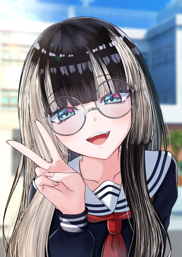 Raden's Cheerful Peace Sign Hololive 4K Wallpaper by suzuka #1134