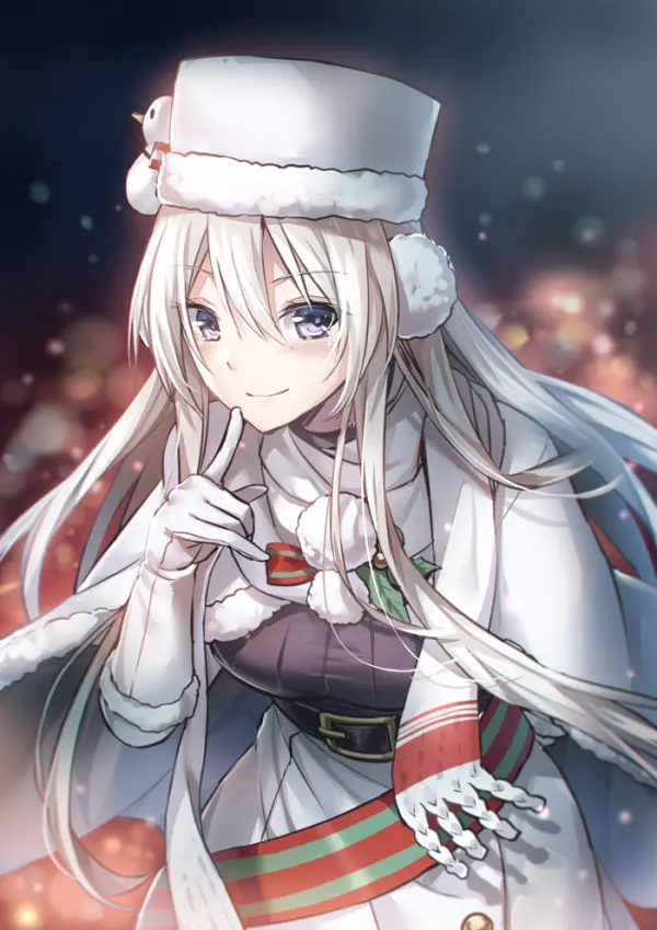 Enterprise's Christmas Secret Azur Lane HD Wallpaper by luzi #1139