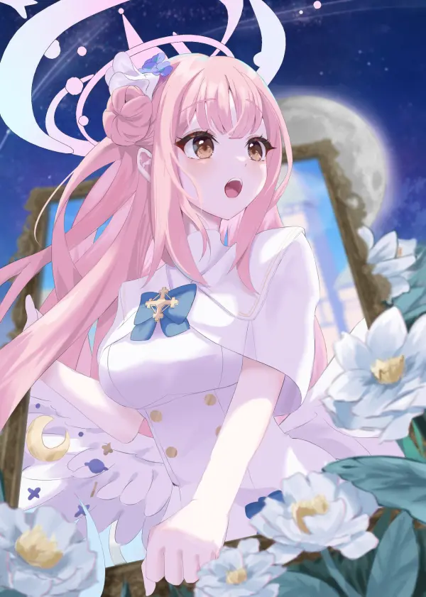 Mika's Moonlit Reverie Blue Archive HD Wallpaper by eco mak1 #1142