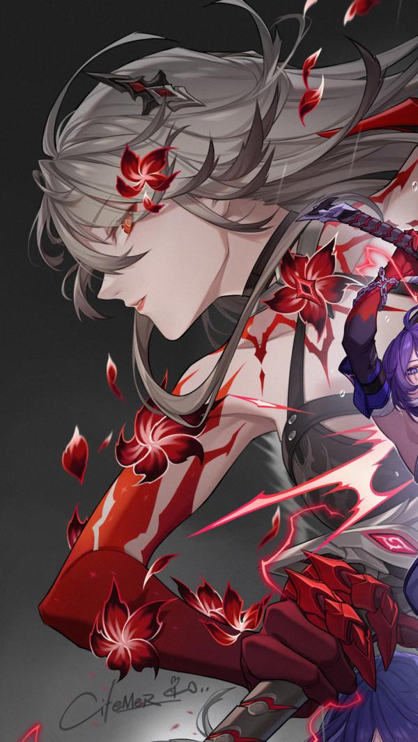 Acheron Crimson Lily Wallpaper – Honkai: Star Rail Fanart by citemer #1166