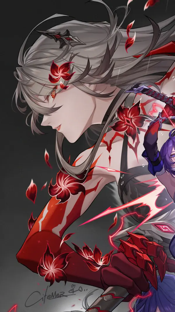 Acheron Crimson Lily Wallpaper – Honkai: Star Rail Fanart by citemer #1166
