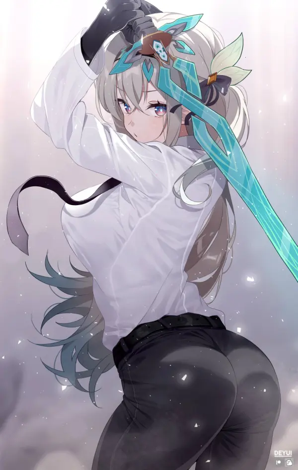 Firefly Sword Pose Honkai Star Rail Fanart Wallpaper by deyui #1174