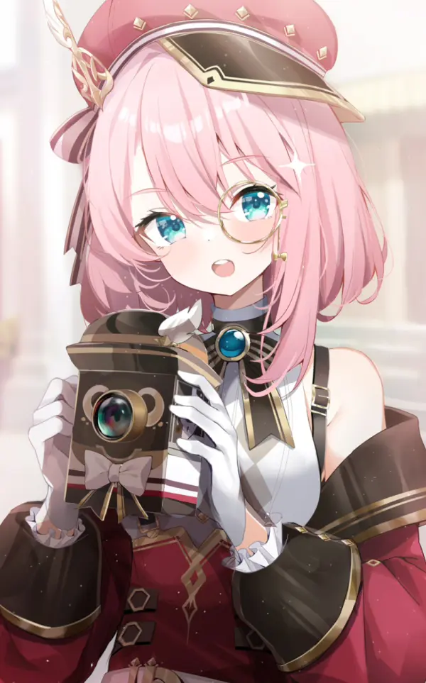 Charlotte The Steambird Reporter Wallpaper Genshin Impact Fanart by deyui #1185