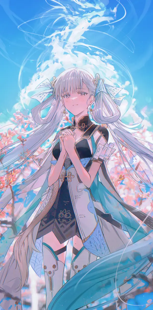 Ethereal Jinhsi Wallpaper – Wuthering Waves Fanart by hikaku (siyrgr) #1204