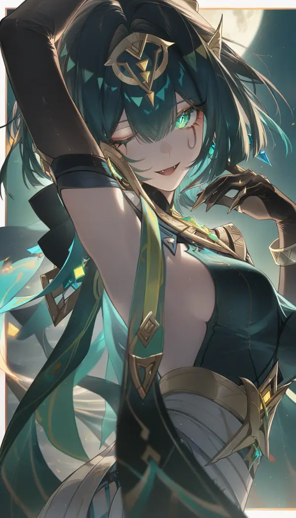 Stunning Nefer Ecchi Fanart Wallpaper – Genshin Impact by mluac #1207