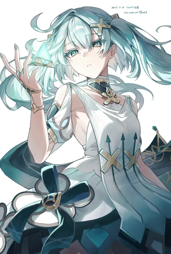 Faruzan Genshin Impact White Dress Wallpaper #1219