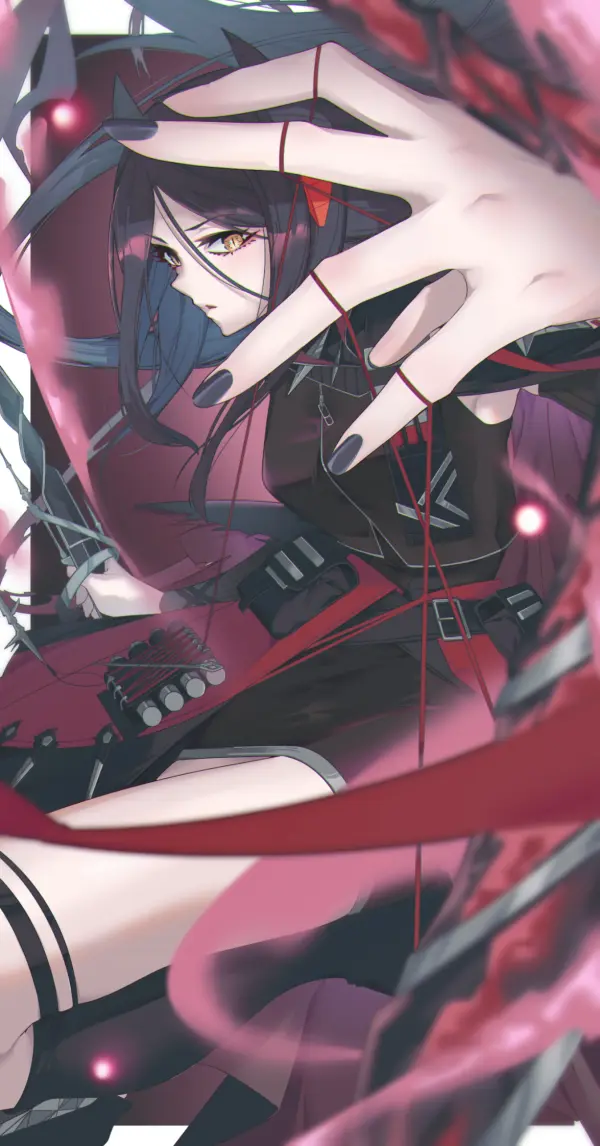 Ines Arknights Red String Wallpaper #1223