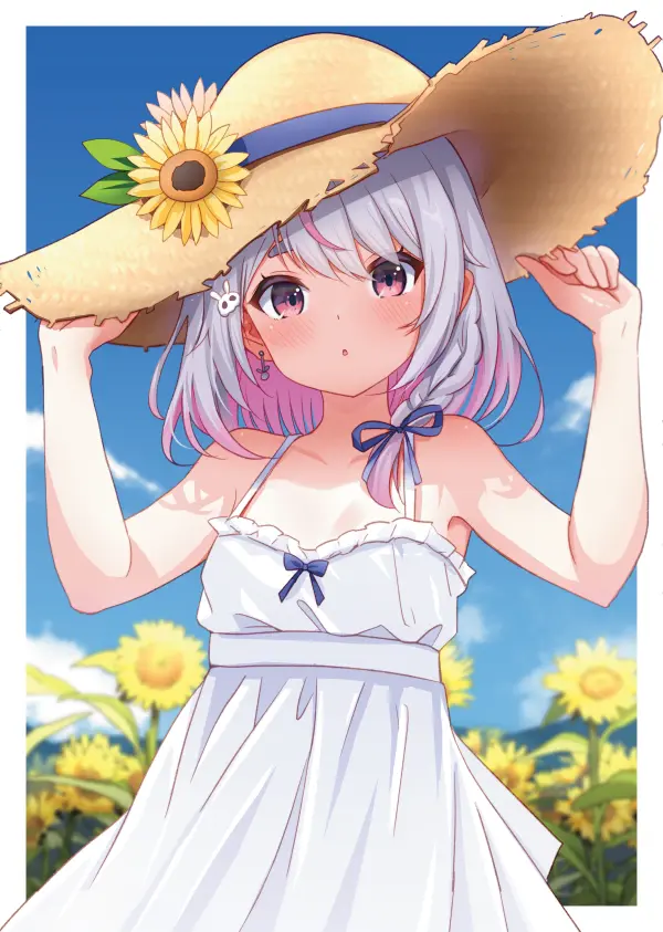 Tosaki Mimi VSPO! Summer Sunflower Wallpaper #1233