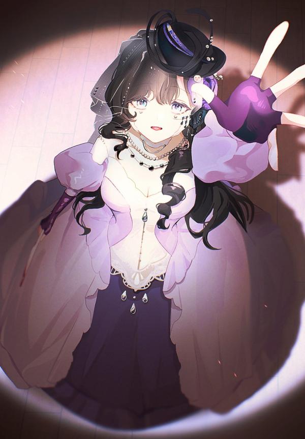 Isolde Reverse: 1999 Purple Gown Spotlight Wallpaper #1234