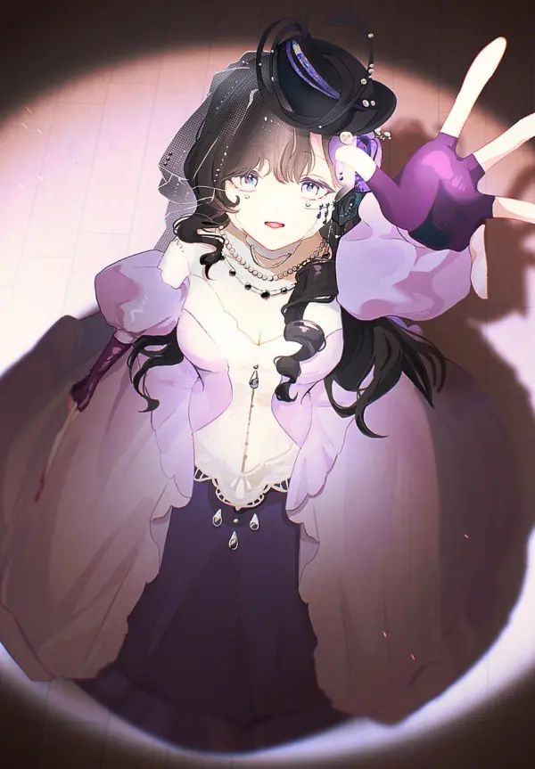 Isolde Reverse: 1999 Purple Gown Spotlight Wallpaper #1234