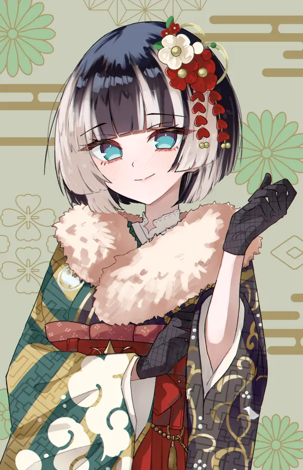 Juufuutei Raden New Year Kimono Hololive ReGLOSS Wallpaper #1244