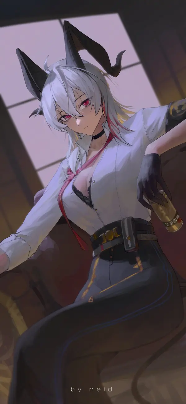 Zani Holding Drink Can Bra Peek HD Portrait #1260