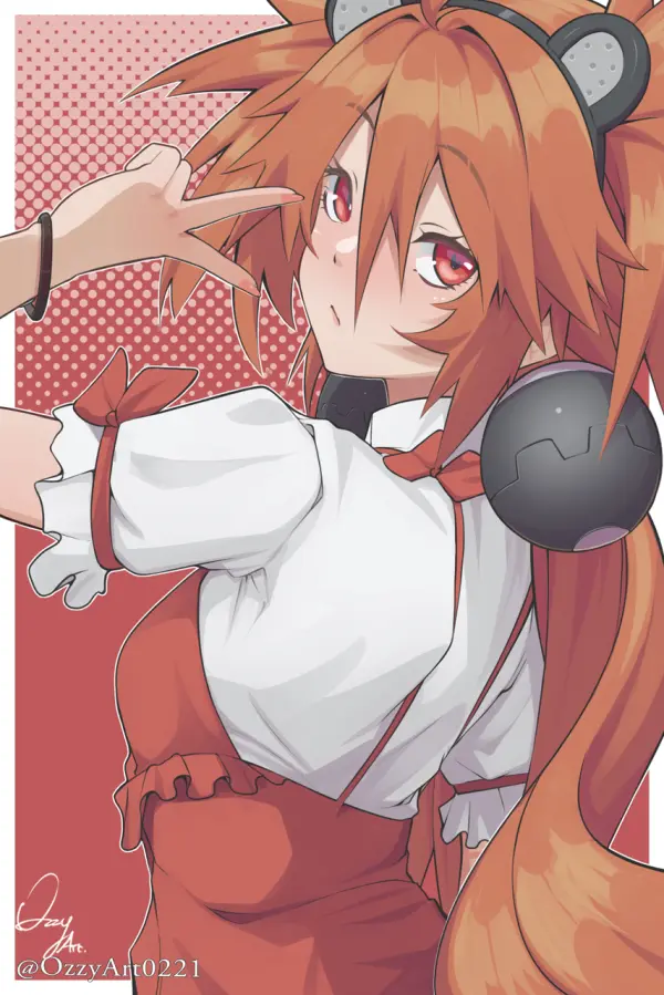 Koleda Belobog Red Eyes Twin Tails Portrait #1262