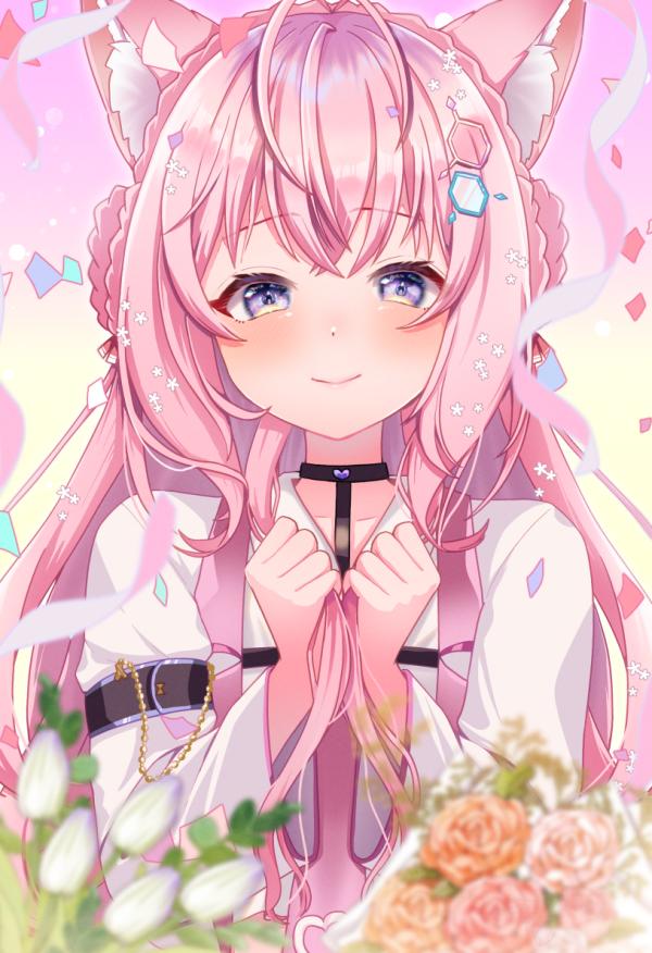 Hakui Koyori Wolf Girl Lab Coat Portrait #1265