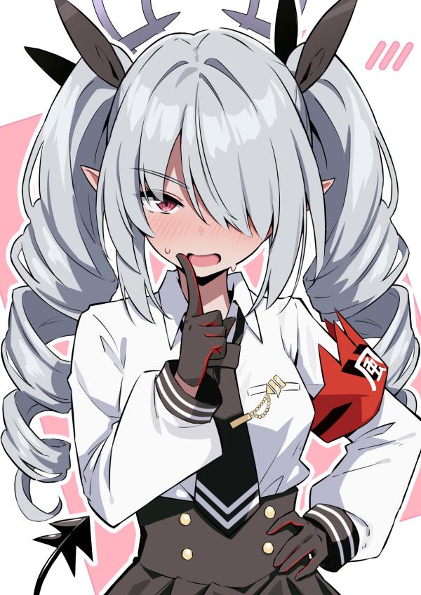 Shiromi Iori Blushing Hand on Hip Portrait #1281